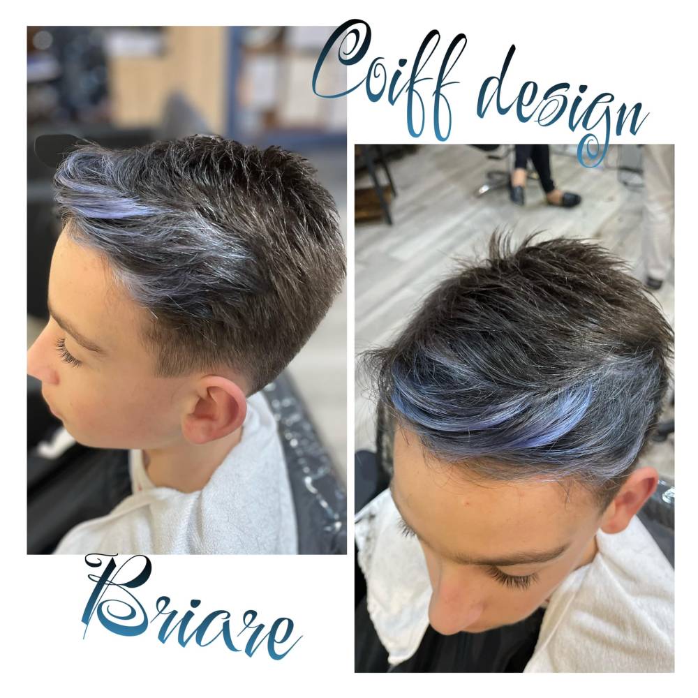 coloration sur cheveux courts