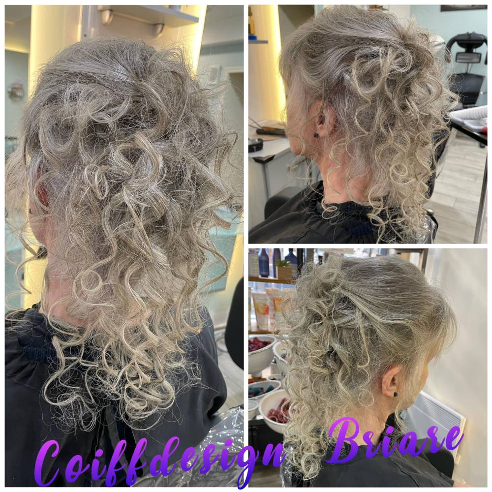 coiffure semi attachée