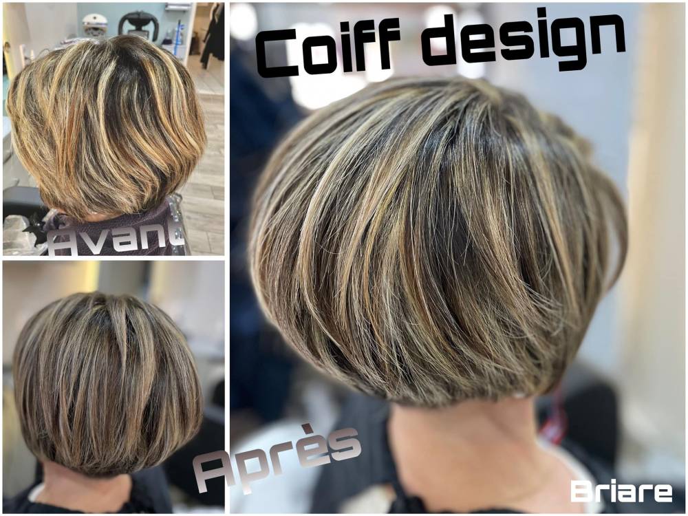 mèches sur cheveux courts